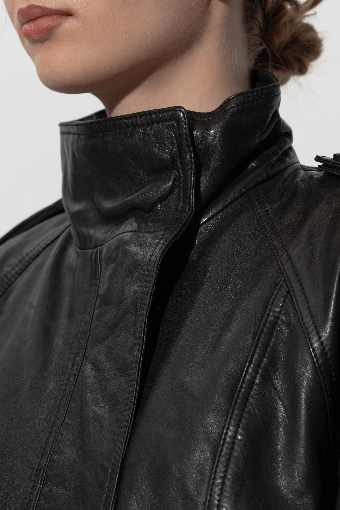 AllSaints Lambskin leather jacket 'Serne' | Women's | Vitkac